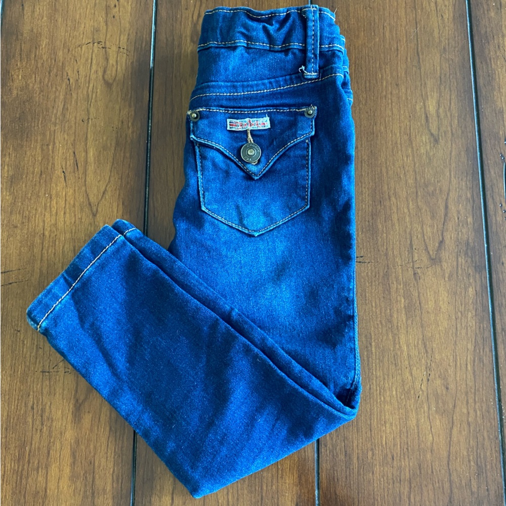 Hudson Jeans girls 3T dark wash skinny jeans